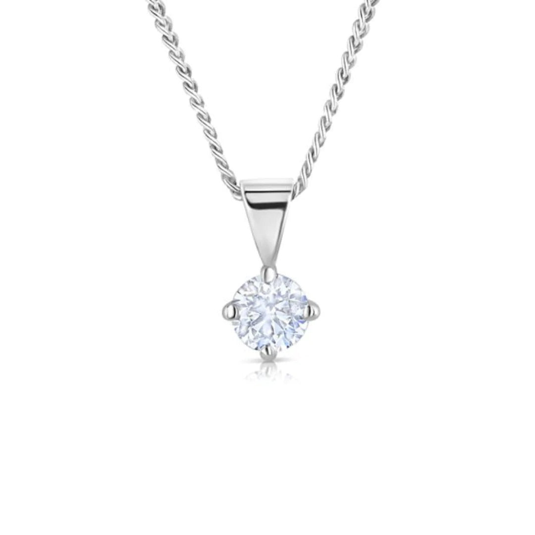 White Gold Diamond Necklace