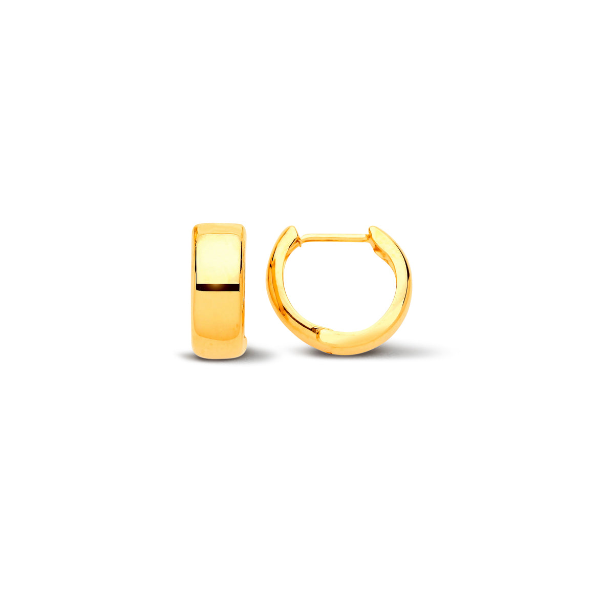 Gold hoop earrings