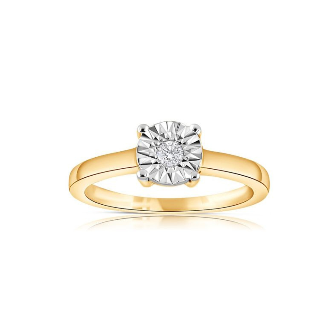 Diamond Solitaire Engagement Ring