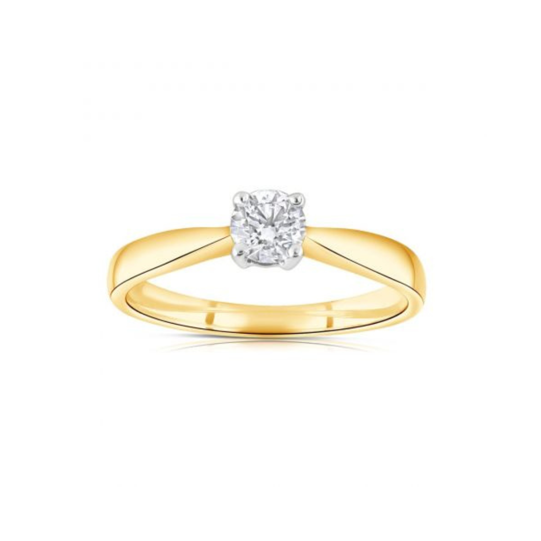 Diamond Solitaire Engagement Ring