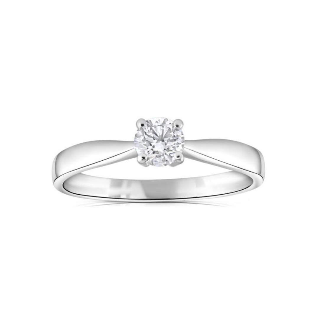 !8ct White Gold Ring