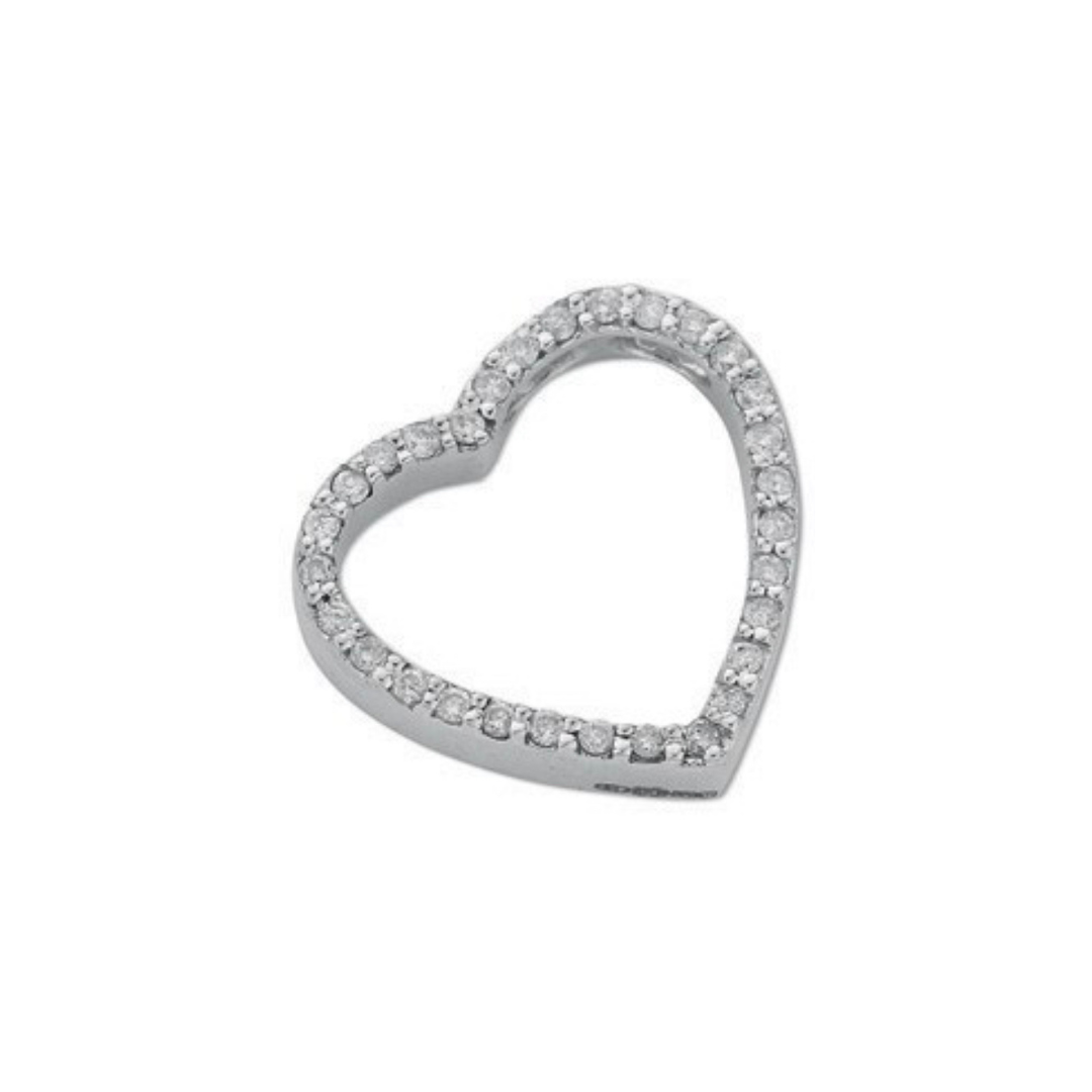 Diamond Pavé Heart Necklace