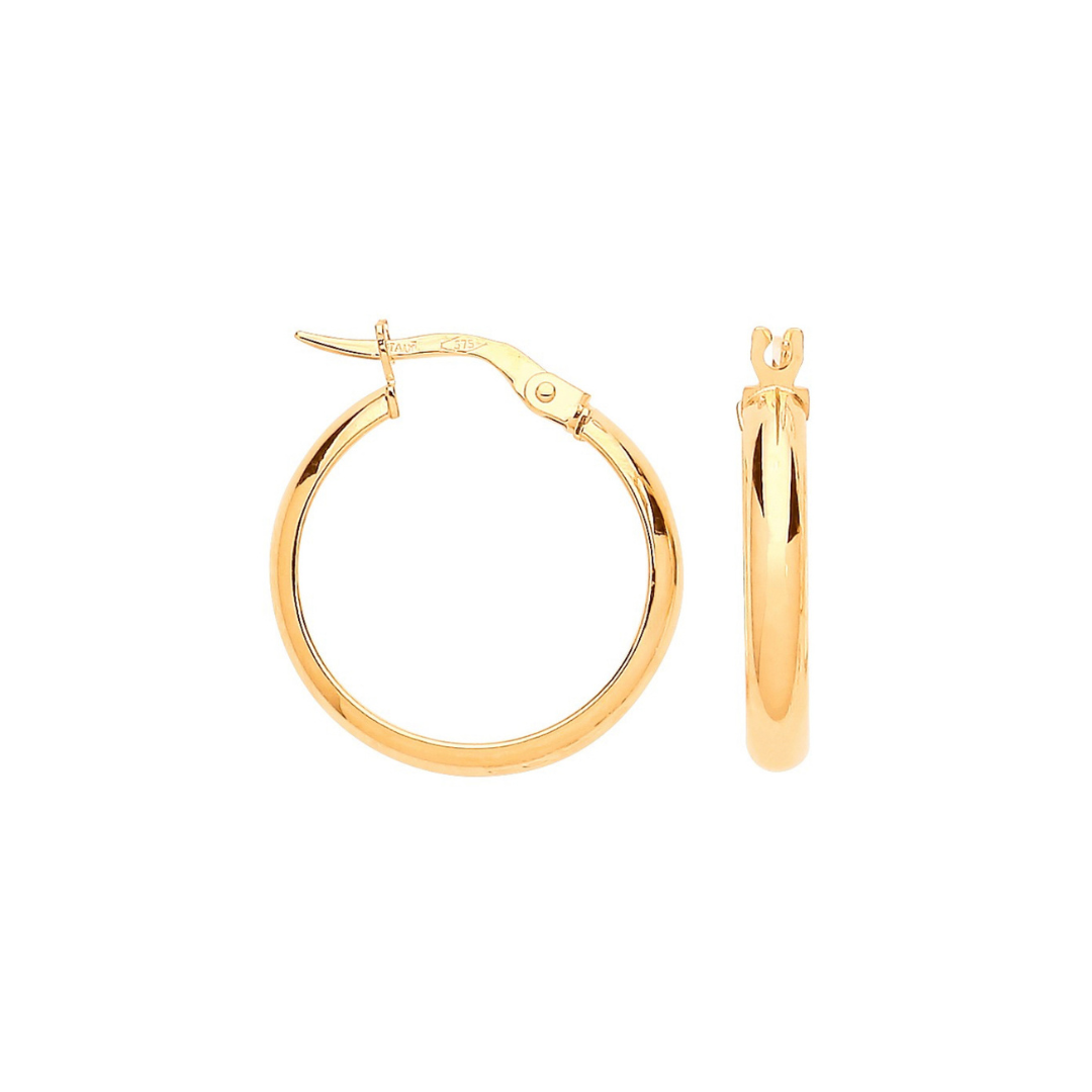 Gold hoop earrings