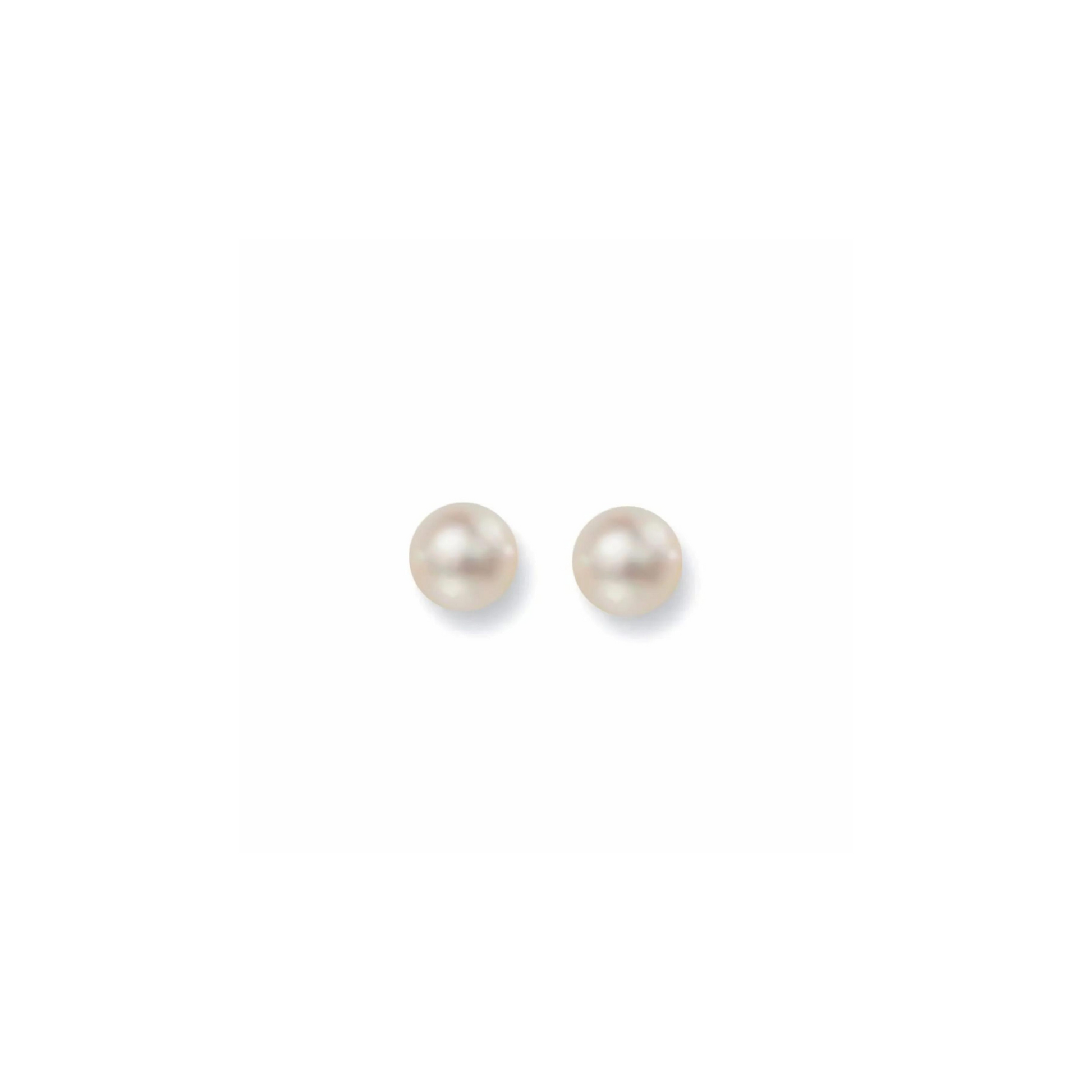 Gold Pearl Earrings