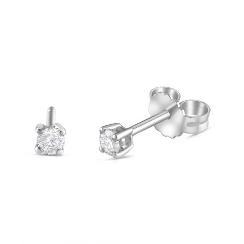 White Gold Diamond Studs