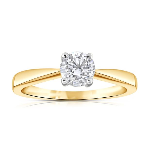 18ct Gold Diamond Engagement Ring – CLTV