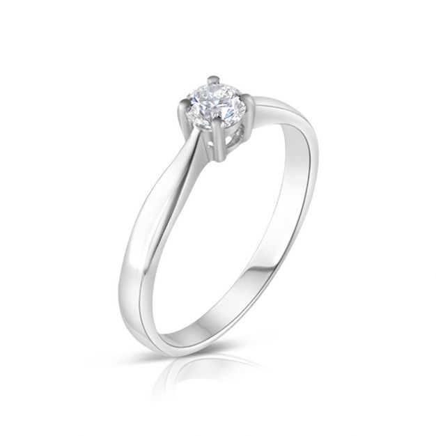 White Gold Diamond Ring