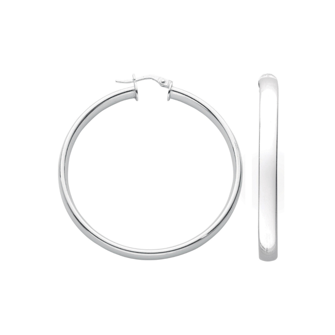 Silver Hoop Earrings