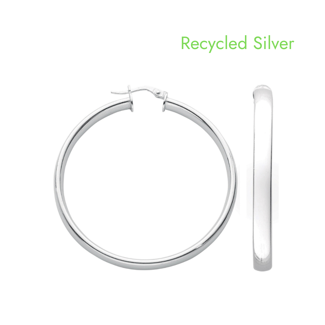 Sterling Silver Hoops