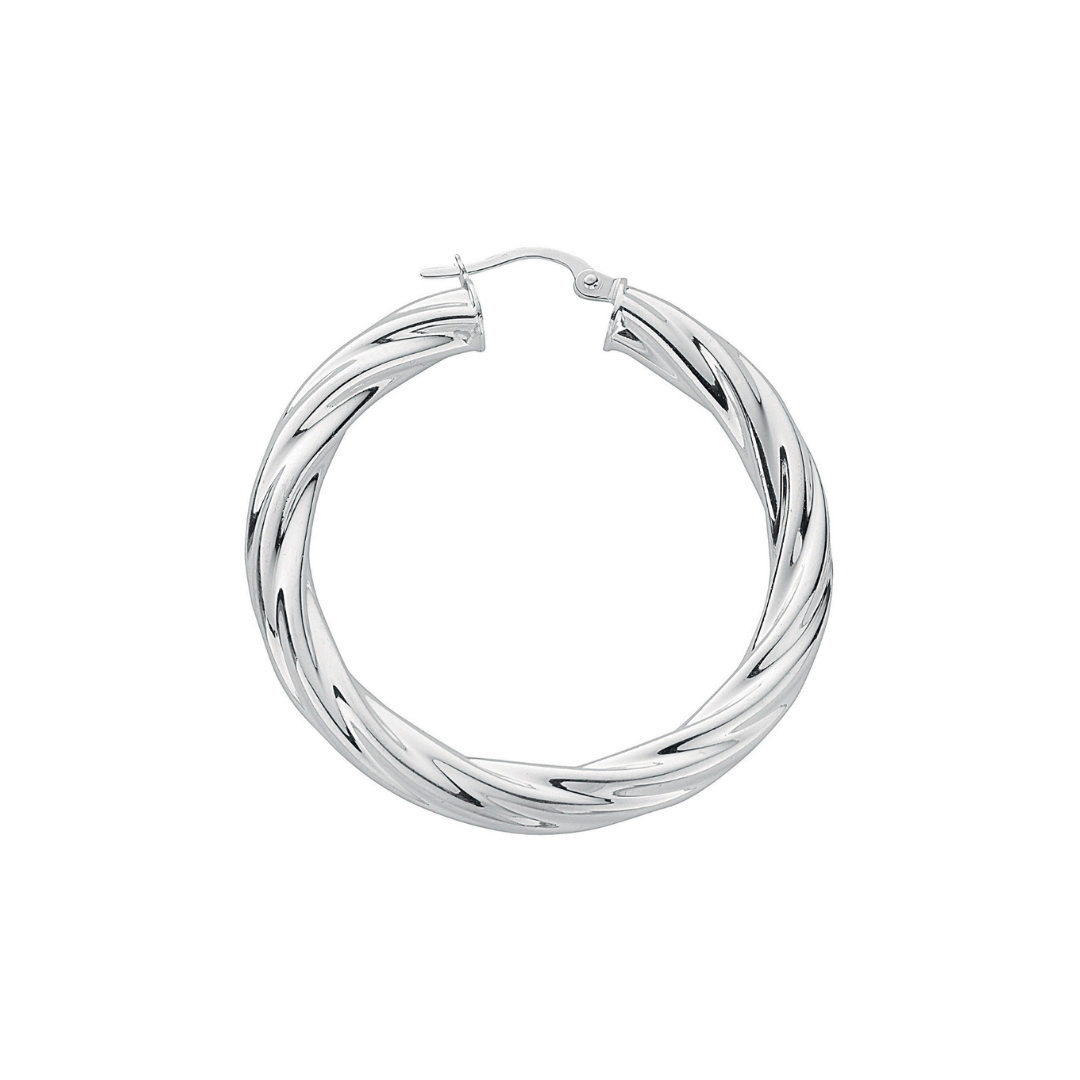 Silver Hoop Earrings